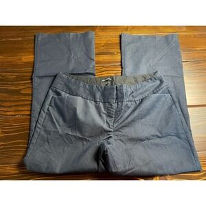 Express Pants Women's Size 37 Blue Dress Pants EDITOR Flat Front Pockets